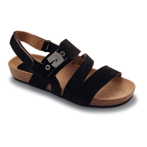 obuv Scholl ISIDRO tmavě hnědé zdravotní sandály