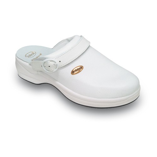 pracovní obuv Scholl NEW BONUS Unpunched bílé zdravotní pantofle