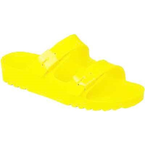 Obuv Scholl SHO BAHIA neonově žluté zdravotní pantofle