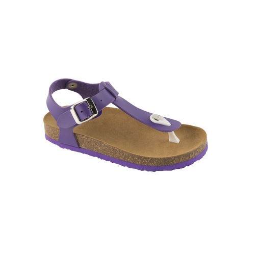 Obuv Scholl BOA VISTA KID purpurové zdravotní sandály