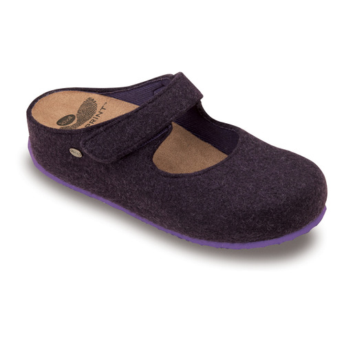 Scholl Artesia purpurová domácí obuv dámská