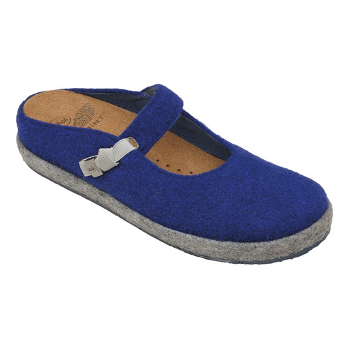 Scholl IKIKE modrá / béžová domácí obuv