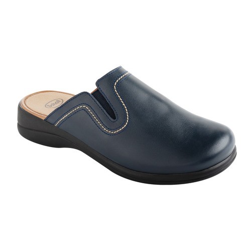 obuv Scholl NEW TOFFEE modré zdravotní pantofle (F260191007)