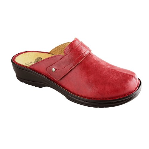 Scholl LENK červená domácí obuv