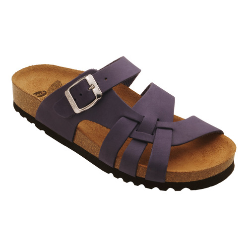 Scholl CARSOL tmavě purpurové - zdravotní pantofle