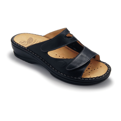 domácí obuv Scholl DORINA černé zdravotní pantofle