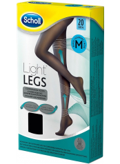 Scholl Light LEGS Kompresní punčochové kalhoty 20 DEN - černé velikost "M"