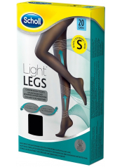 Scholl Light LEGS Kompresní punčochové kalhoty 20 DEN - černé velikost "S"