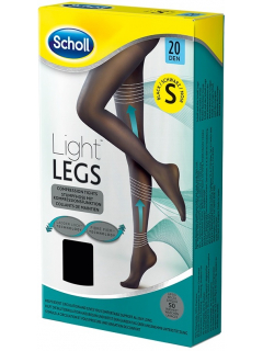 Scholl Light LEGS Kompresní punčochové kalhoty 20 DEN - černé velikost "S"