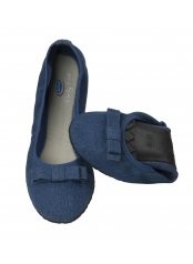 Scholl Pocket Ballerina DENIM - baleríny