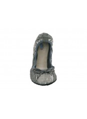 Scholl Pocket Ballerina New sequins - stříbrné baleríny