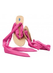 Scholl Pocket Ballerina Sandals - černé/růžové baleríny