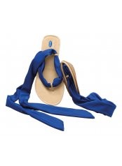 Scholl Pocket Ballerina Sandals - bílé/modré baleríny
