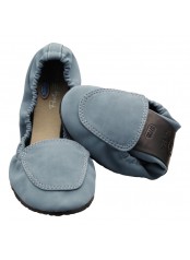 Scholl Pocket Ballerina Moccasin - šedé baleríny