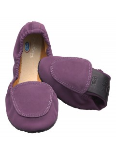Scholl Pocket Ballerina Moccasin - fialové baleríny