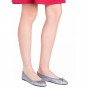 Scholl Pocket Ballerina PAILLETTES - stříbrné baleríny