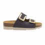 Scholl MONTEREY 2 STRAPS antracitové zdravotní pantofle