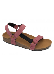 Scholl GREENY HEAVEN - červené zdravotní sandály