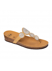 SHARON FLIP-FLOP - béžové zdravotní pantofle