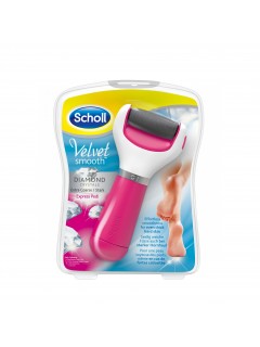 Scholl Velvet Smooth Diamond Crystals pink - růžový strojek na odstranění ztvrdlé kůže z chodidla