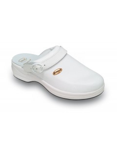 Scholl NEW BONUS Unpunched bílé zdravotní pantofle
