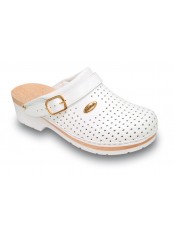 CLOG SUPERCOMFORT bílé zdravotní pantofle
