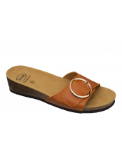 AMALFI MULE - oranžové zdravotní pantofle