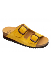ILARY 2 STRAPS žluté zdravotní pantofle