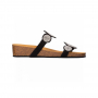 Scholl SHARON 2 STRAPS - černé zdravotní pantofle