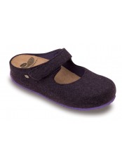 Scholl ARTESIA purpurová domácí obuv