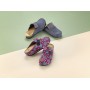 Scholl LARETH purpurová / multi purpurová domácí zdravotní obuv