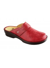 Scholl LENK červená domácí obuv