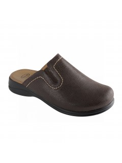 Scholl NEW TOFFEE tmavě hnědá domácí obuv