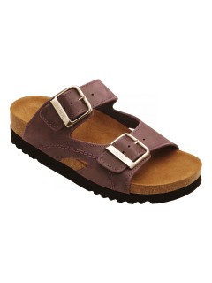 Scholl MOLDAVA WEDGE AD - fialové zdravotní pantofle