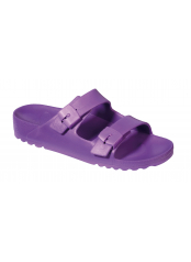 Scholl BAHIA - fialové zdravotní pantofle
