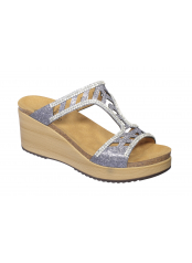 Scholl ELETTRA - cínová šedi pantofle