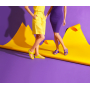 Scholl BAHIA FLIP-FLOP žluté zdravotní pantofle