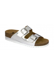 Scholl GLAM SS 2 stříbrné zdravotní pantofle