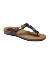 Scholl BIMINI 2.0 - tmavě hnědé plážové žabky