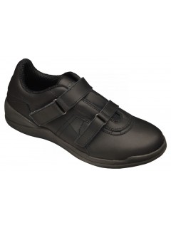 Scholl IZUMO STRAP černé zdravotní polobotky
