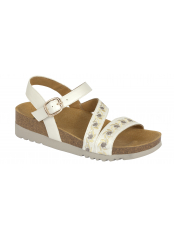 ADANNA  SANDAL - bílé sandály