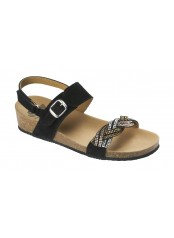 Scholl EVELYNE SANDAL černé sandály