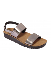 Scholl CYNTHIA SANDAL cínová šeď zdravotní sandály
