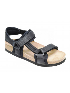 Scholl NEW TRACK černé zdravotní sandály