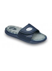 Scholl AQUAJETS modré pantofle