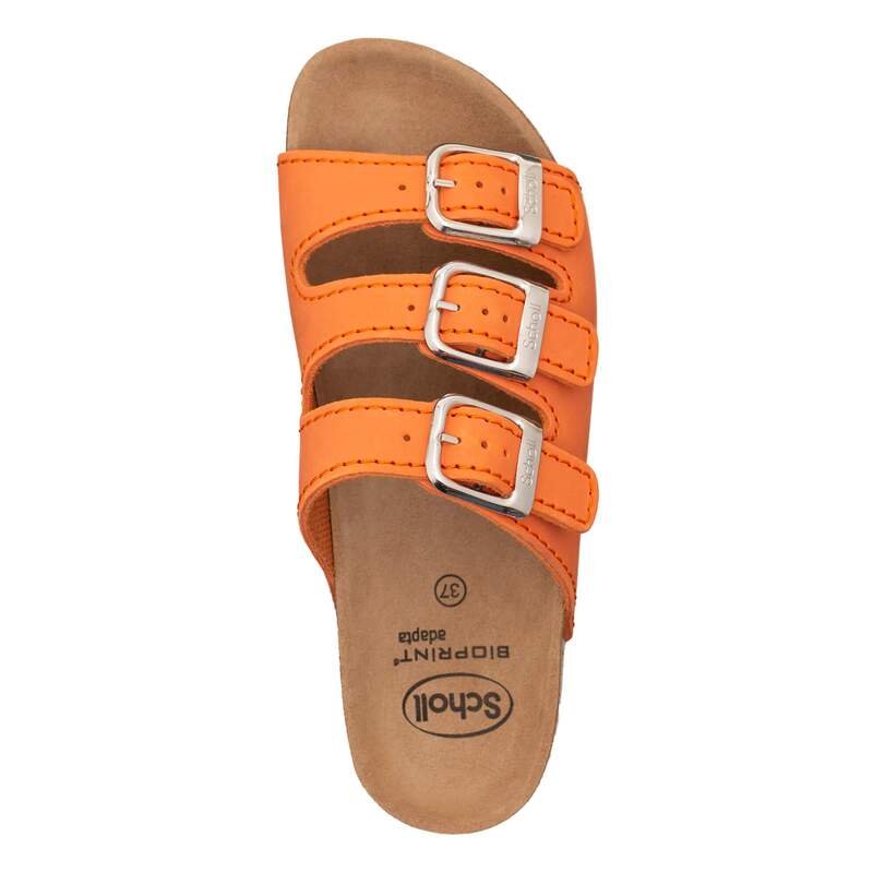 Scholl RIO WEDGE AD oranžové zdravotní pantofle