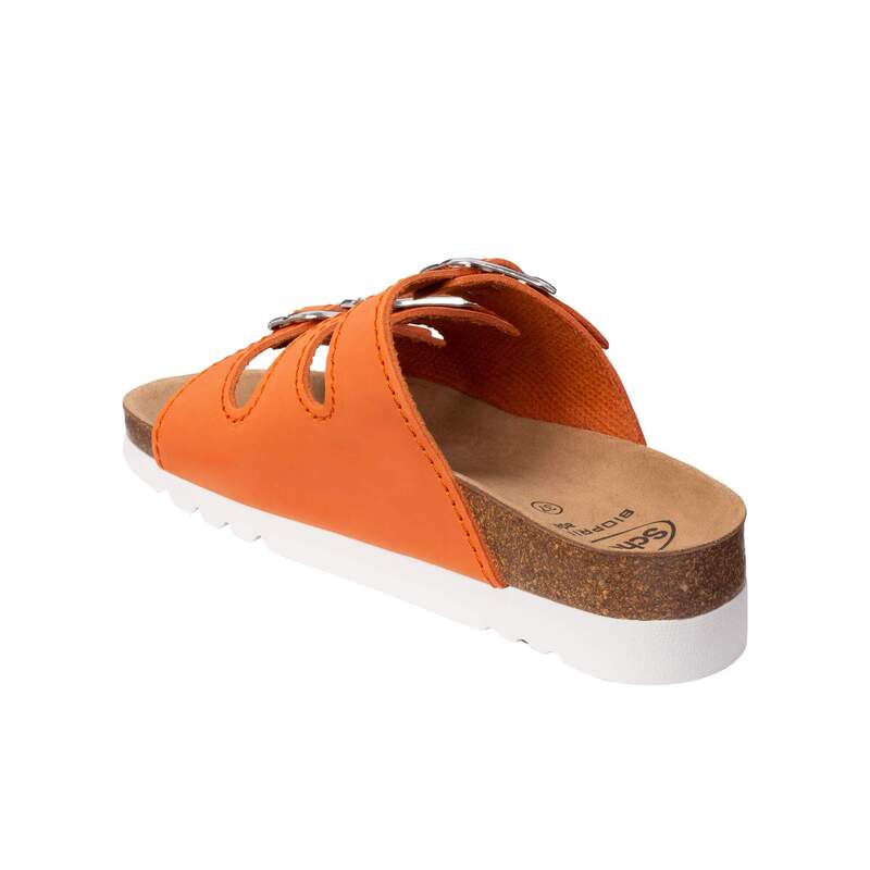 Scholl RIO WEDGE AD oranžové zdravotní pantofle
