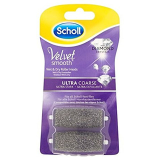 Scholl Velvet Smooth - náhradní rotační hlavice ultra drsná s mořskými minerály (2ks)