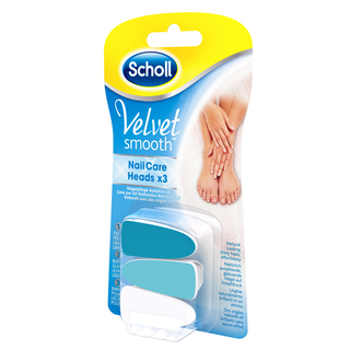 Scholl Velvet Smooth - náhradní hlavice do elektrického pilníku na nehty růžové (2ks)
