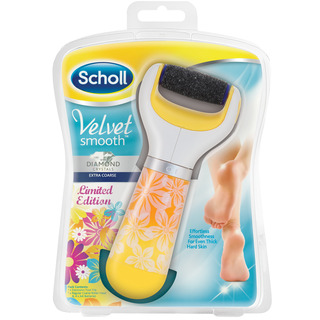 Scholl Velvet Smooth Diamond Crystals letní edice - strojek na odstranění ztvrdlé kůže z chodidla